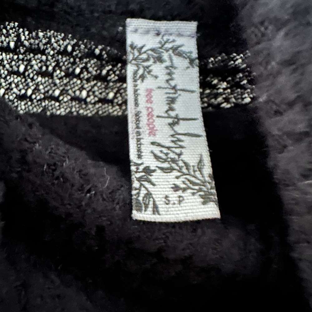 Free People Black Long Sleeve Bodysuit - Picture 3 of 6